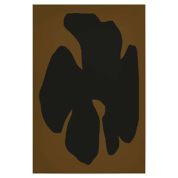 Poster "SCANDINAVIAN FLORAL SHAPE" artboxONE - Floral,Abstrakt