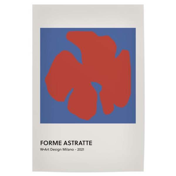 Poster 30x20 cm "FORME ASTRATTE EXHIBITION" artboxONE - Floral,Abstrakt