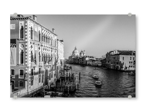 Acrylglasbild "Venice in B&W g" artboxONE - Reise,Architektur,Städte / Venedig