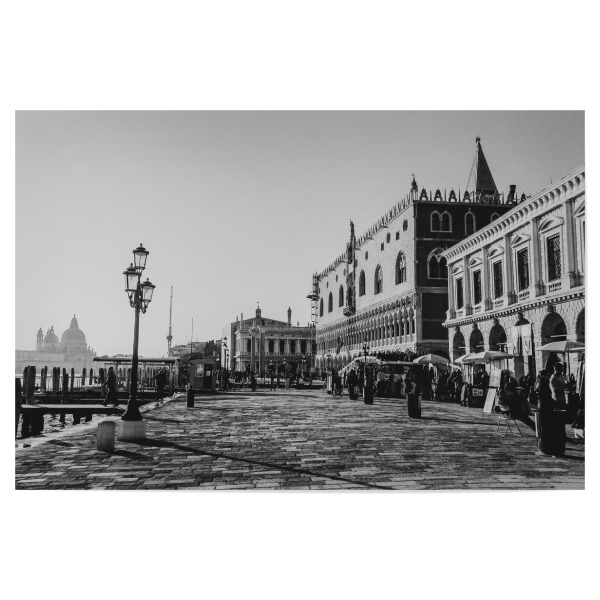 Poster "Venice in B&W b" artboxONE - Reise,Städte / Venedig