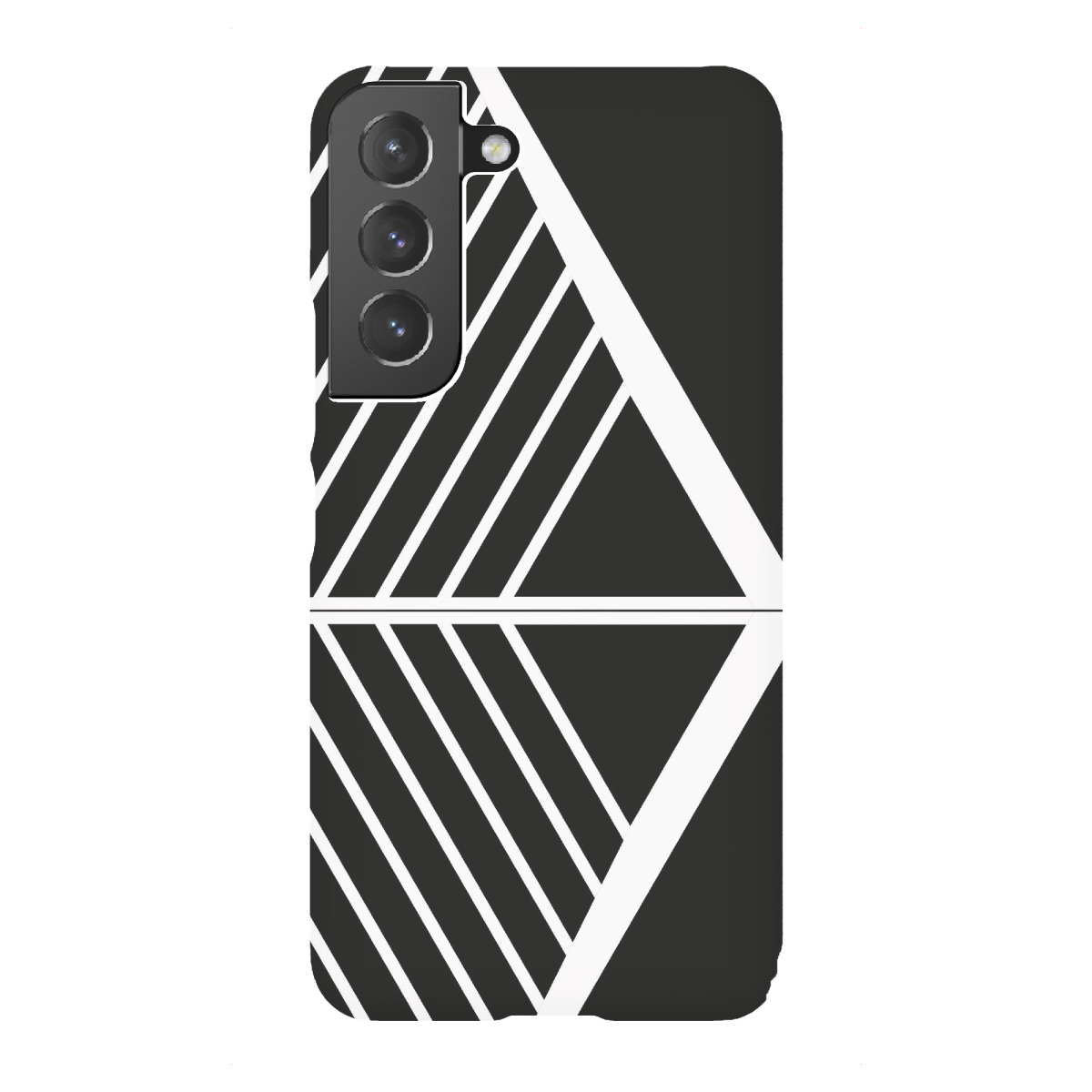 Samsung Galaxy "Geomerty Line ART tri black white" Premium-Case Handyhülle artboxONE