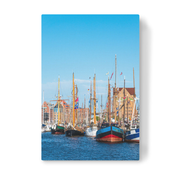 Leinwandbild "Hanse Sail in Rostock" artboxONE - Reise,Architektur,Städte / Weitere