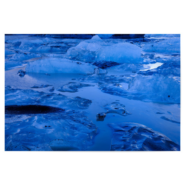 Poster 30x20 cm "Deep blue ice blocks" artboxONE - Natur,Abstrakt