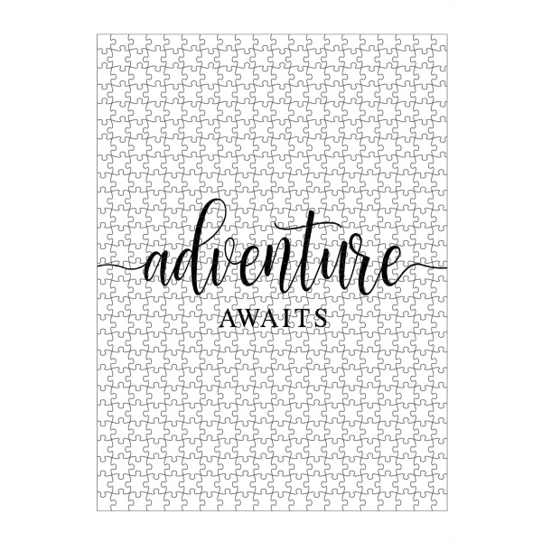 Puzzle Ravensburger "*Adventure awaits*" artboxONE - Typografie,Reise,Menschen
