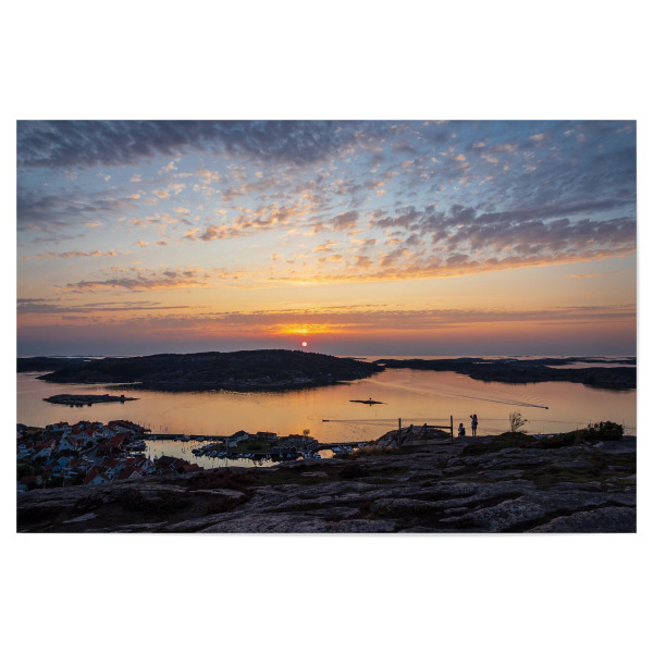Poster "Sonnenuntergang in Fjällbacka" artboxONE - Natur,Reise,Reise / Strand und Meer,Reise / Länder