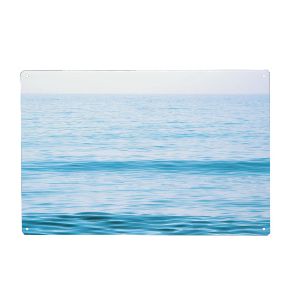 Metall Poster "Ruhiges Meer" artboxONE - Natur,Reise,Abstrakt,Reise / Strand und Meer