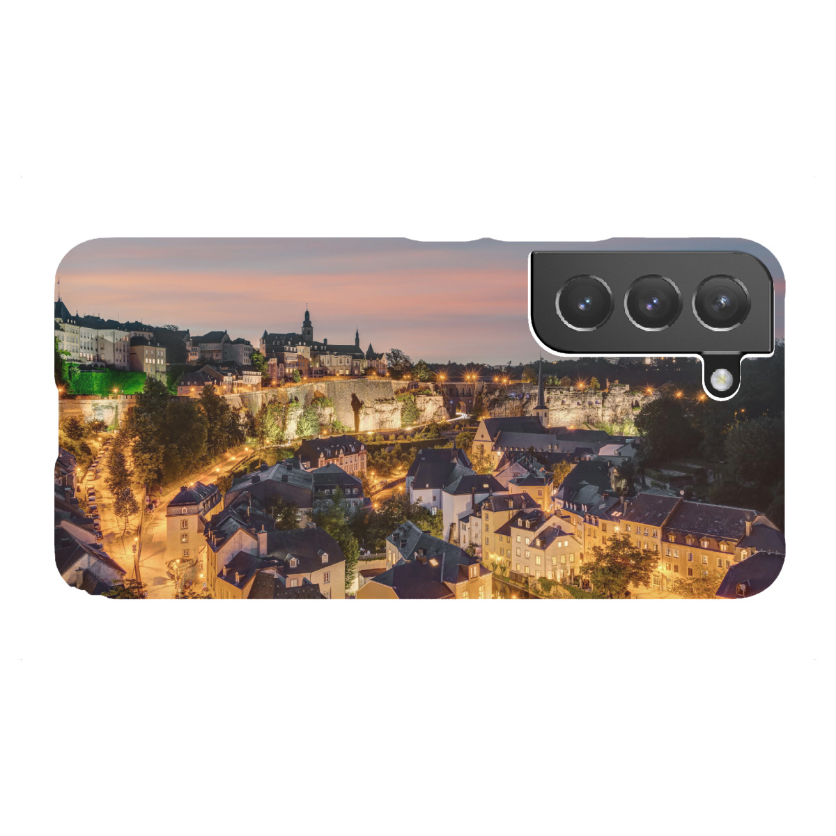 "Luxemburg am Abend"für Samsung Galaxy - Premium-Case Handyhülle artboxONE