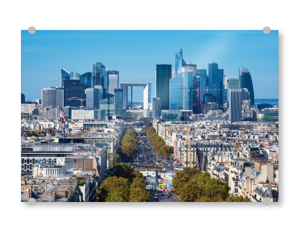 Acrylglasbild "Bürostadt La Defense in Paris" artboxONE - Reise,Architektur,Städte / Paris