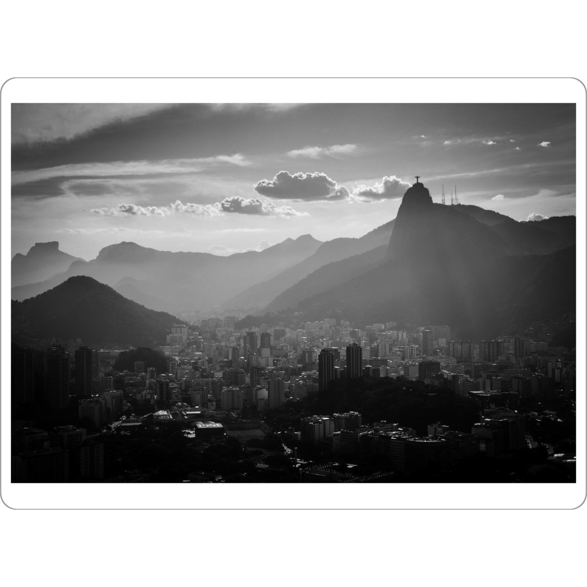 Tischset "Carioca Silhouettes" artboxONE - Reise,Städte / Rio de Janeiro