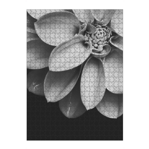 artboxONE Puzzle "Black and White Flower Love" artboxONE - Natur,Floral