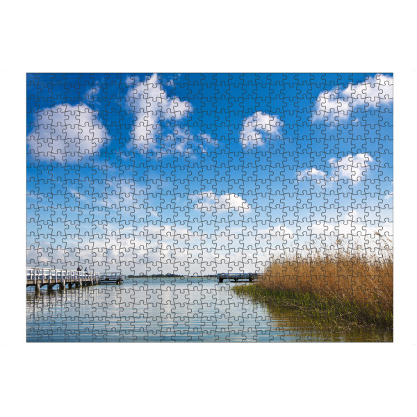 Puzzle Ravensburger "Steg am Bodden" artboxONE - Natur,Reise,Architektur