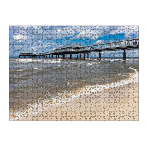 Puzzle Ravensburger "Seebrücke in Heringsdorf" artboxONE - Natur,Reise,Architektur,Reise / Strand und Meer