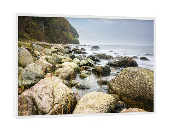 Poster mit weißem Rahmen "Rügen im Herbst" artboxONE - Natur,Reise,Reise / Strand und Meer