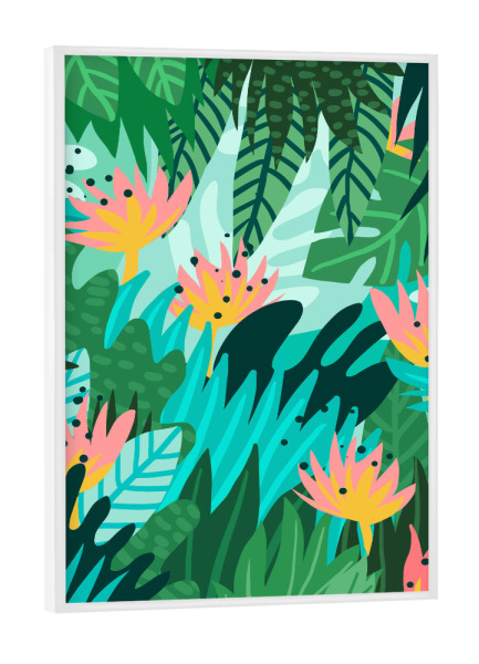 Poster mit weißem Rahmen "Let's Dance In The Sun" artboxONE - Natur