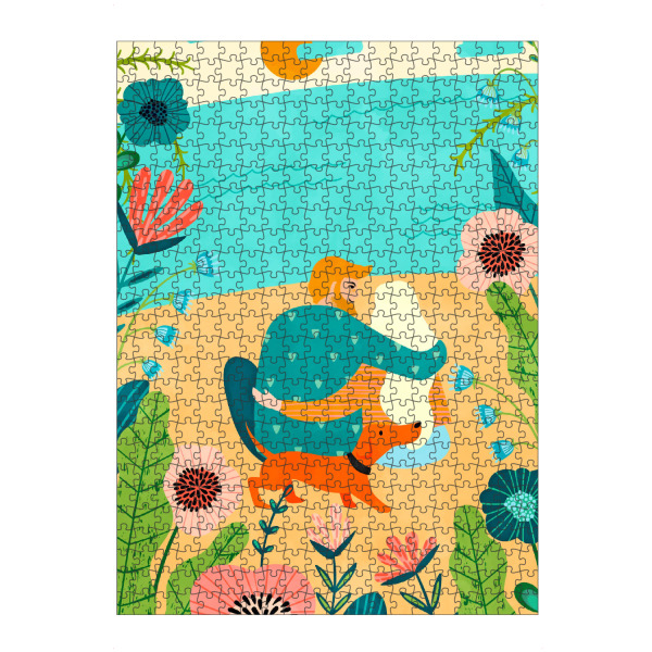 Puzzle Ravensburger "Ewe mean the world to me" artboxONE - Tiere,Menschen,Liebe