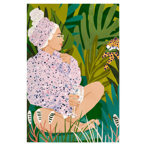 Poster 30x20 cm "Guardian Angel" artboxONE - Tiere,Menschen