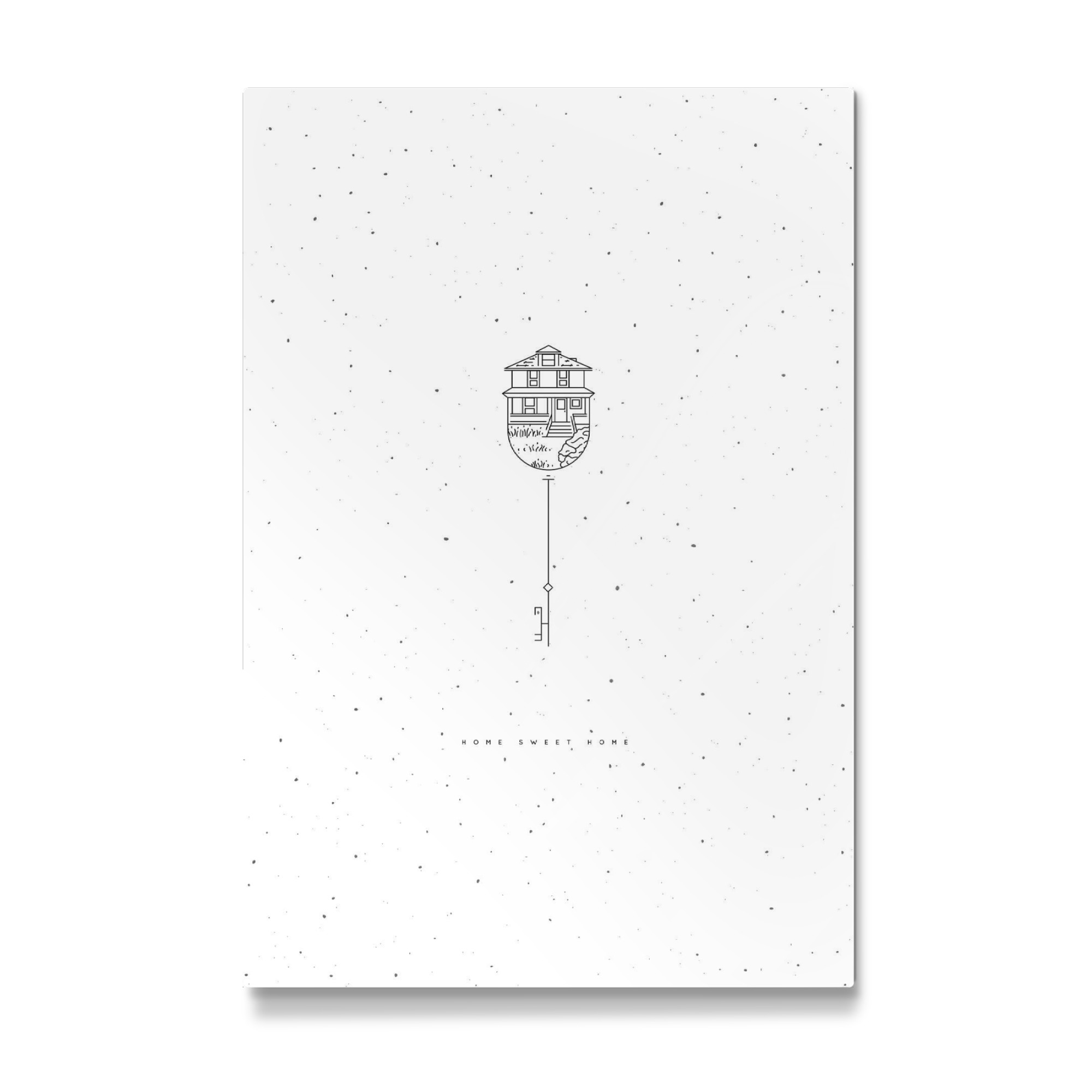 Galerie-Print "Modern graphic house key" 75x50 cm artboxONE