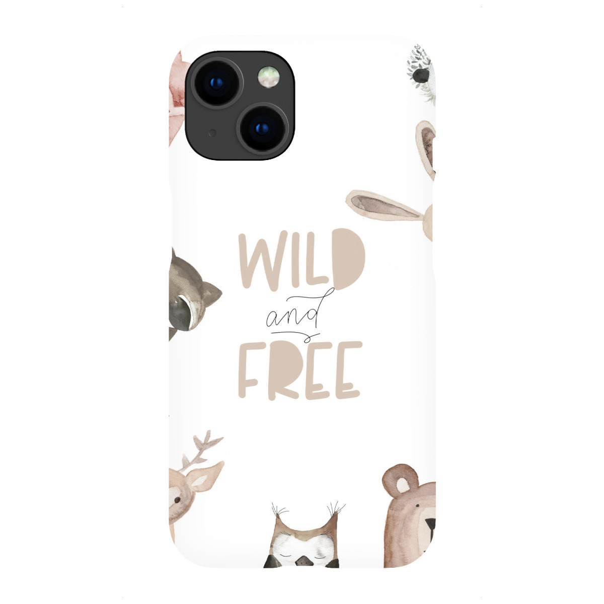 iPhone "Forest animals - wild & free" Premium-Case Handyhülle artboxONE