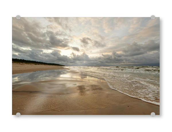 Acrylglasbild "Strandlicht" artboxONE - Natur,Reise / Strand und Meer