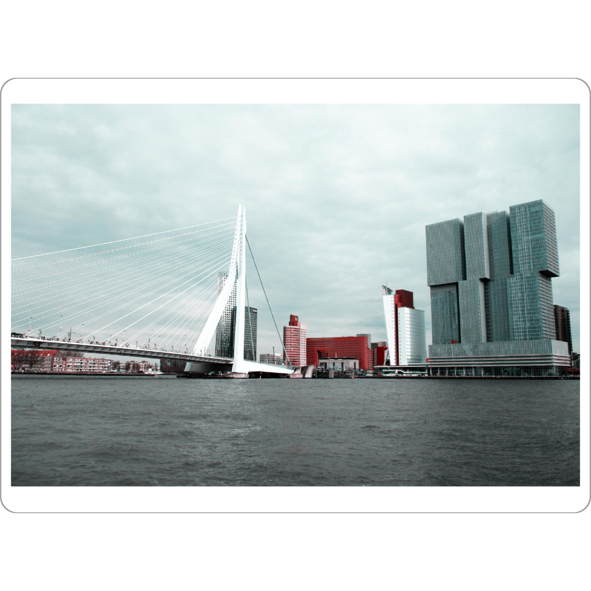Tischset "Rotterdam Erasmus Bridge" artboxONE - Städte,Reise,Reise / Länder