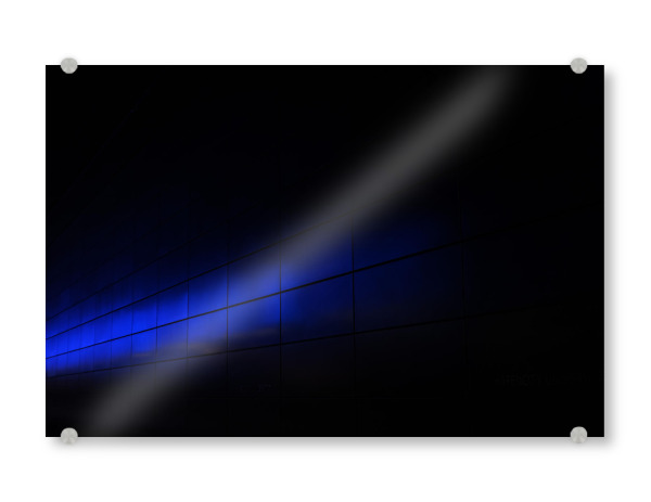 Acrylglasbild "Tunnelview" artboxONE - Abstrakt - Blau,Blue,Abstract,Abstrakt