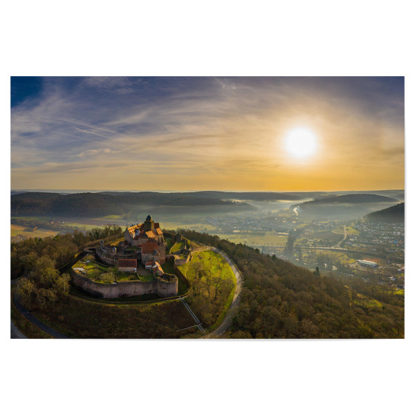 Poster "Burg Breuberg im Sahara San" artboxONE - Natur