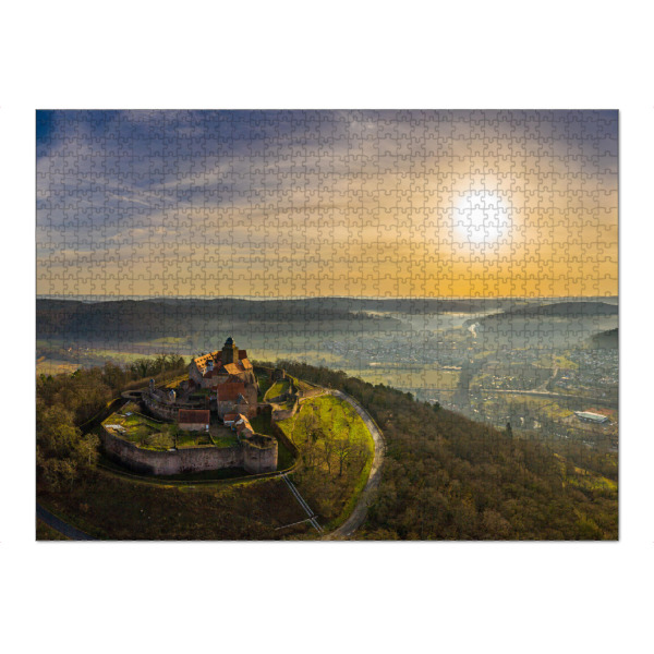 Puzzle Ravensburger "Burg Breuberg im Sahara San" artboxONE - Natur