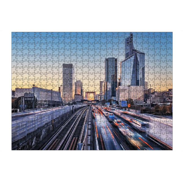 artboxONE Puzzle "La Defense at sunset" artboxONE - Städte,Reise,Architektur,Städte / Paris,Reise / Länder