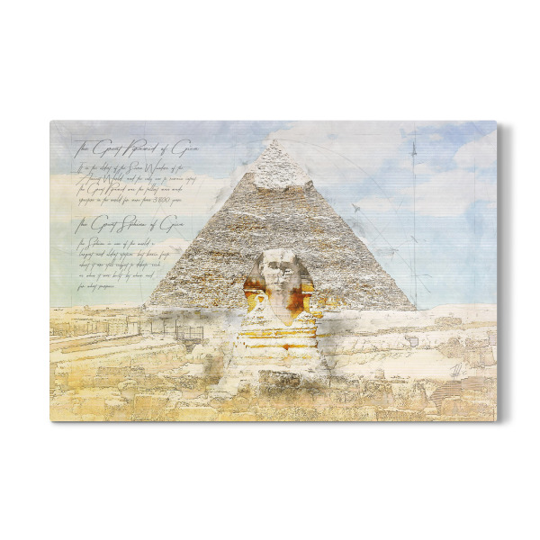 Galerie-Print "Ceops Pyramid and Sphinx, Gizeh" 30x20 cm artboxONE