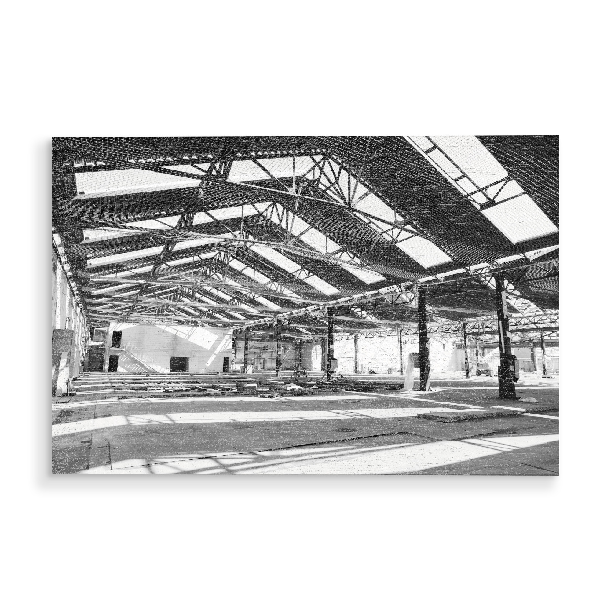 Holzbild "Construction site" artboxONE - Architektur