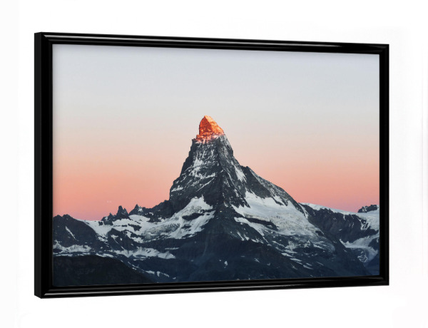 Poster mit schwarzem Rahmen "Rise & Shine" artboxONE - Natur,Reise,Liebe,Reise / Länder,Städte / Zürich