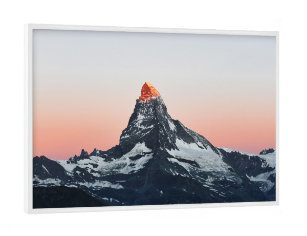 Poster mit weißem Rahmen "Rise & Shine" artboxONE - Natur,Reise,Liebe,Reise / Länder,Städte / Zürich