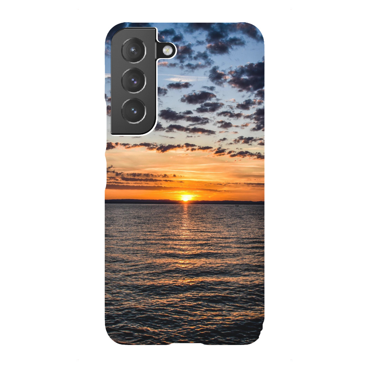 Samsung Galaxy "Sonnenaufgang über dem Bodensee" Premium-Case Handyhülle artboxONE