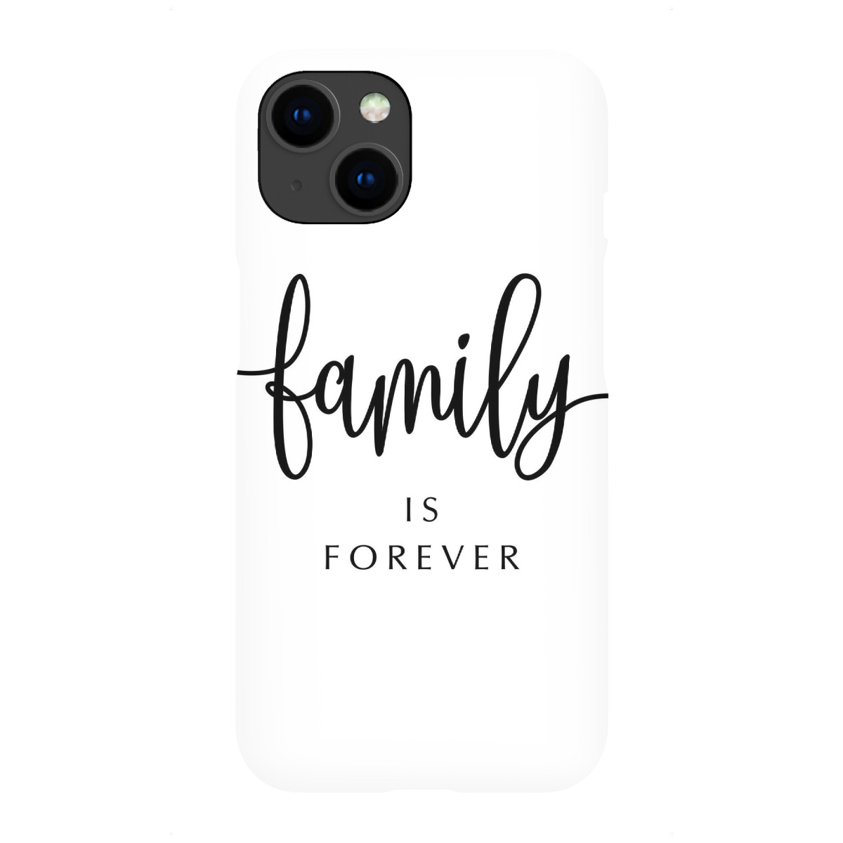 iPhone "Family is Forever Typo" Premium-Case Handyhülle artboxONE