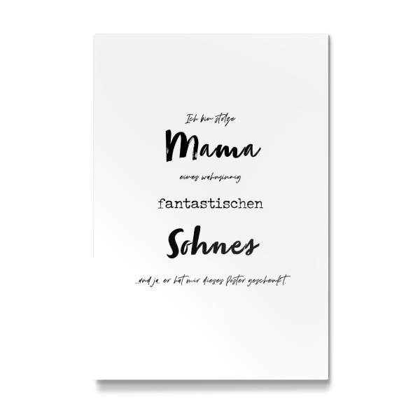 Galerie-Print "Mama eines zauberhaften Sohnes" 30x20 cm artboxONE