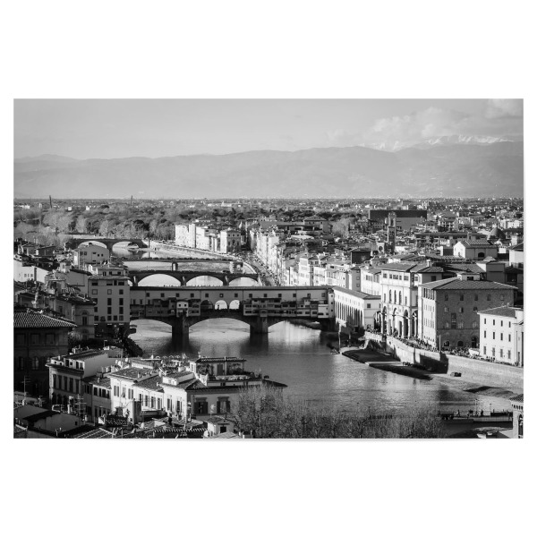 Poster 30x20 cm "Florence in B&W j" artboxONE - Städte,Reise,Architektur