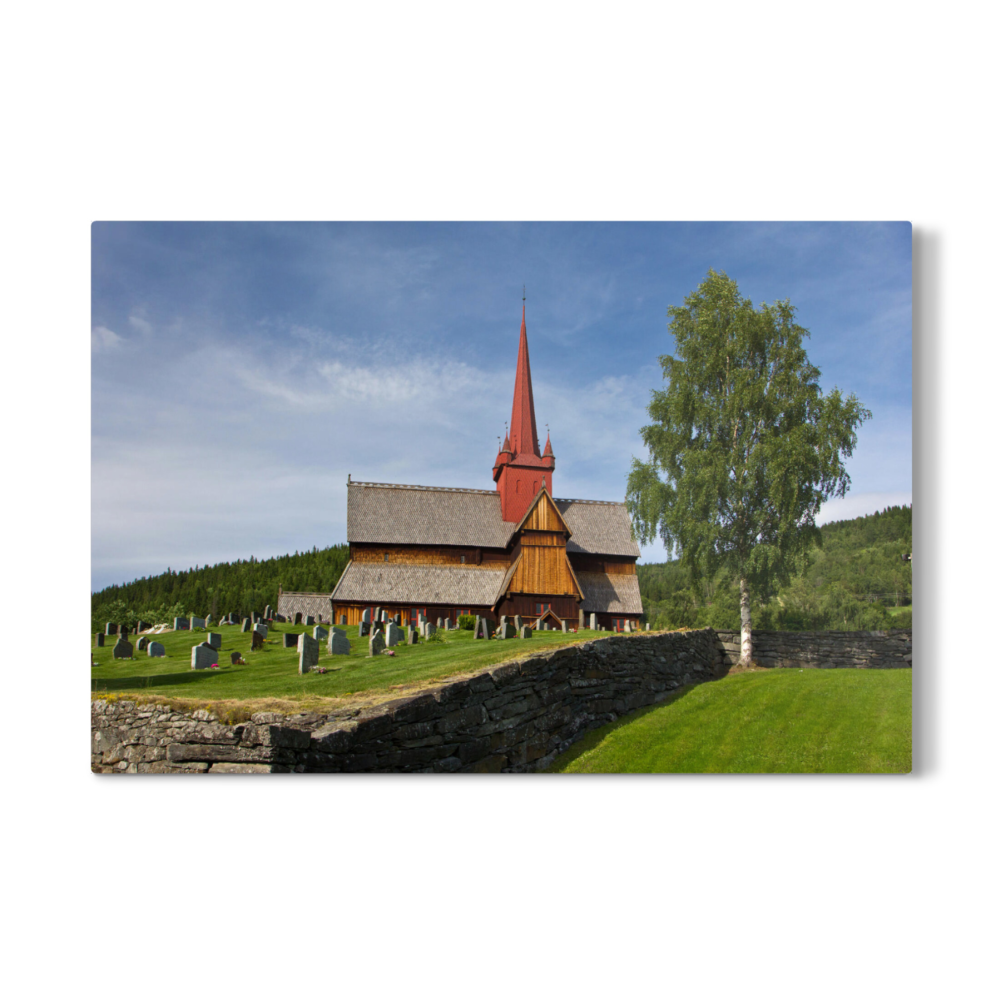 Galerie-Print "Stabkirche in Ringebu" 30x20 cm artboxONE