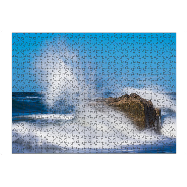 artboxONE Puzzle "Bunkerreste in der Ostsee" artboxONE - Natur,Reise,Architektur,Reise / Strand und Meer