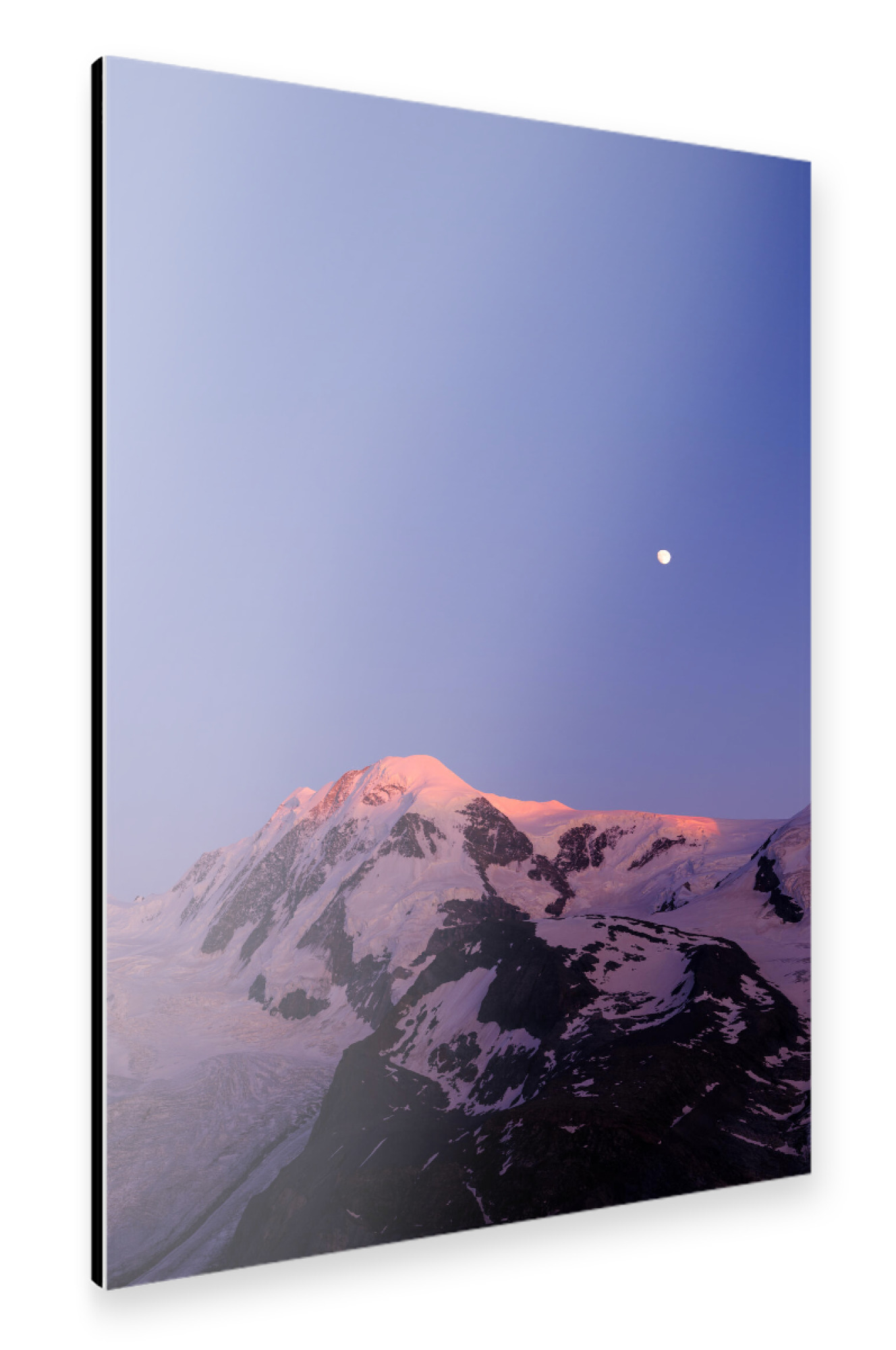 Alu-Dibond "Lyskamm at sunset from Gornergrat" 30x20 cm artboxONE