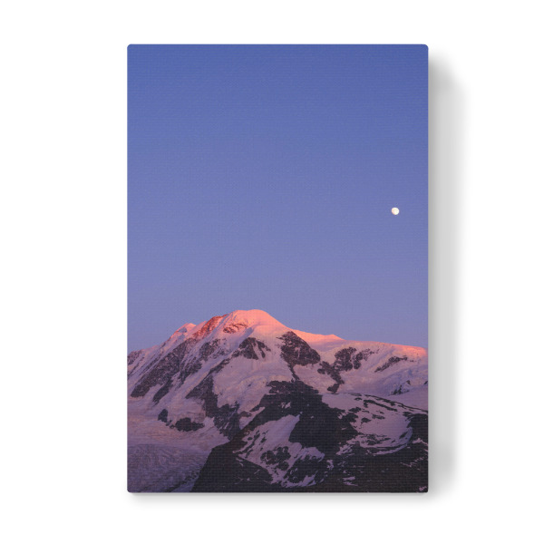 Leinwandbild "Lyskamm at sunset from Gornergrat" artboxONE - Natur