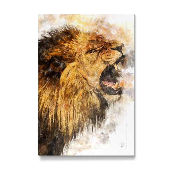 Galerie-Print "Löwe Porträt" 30x20 cm artboxONE