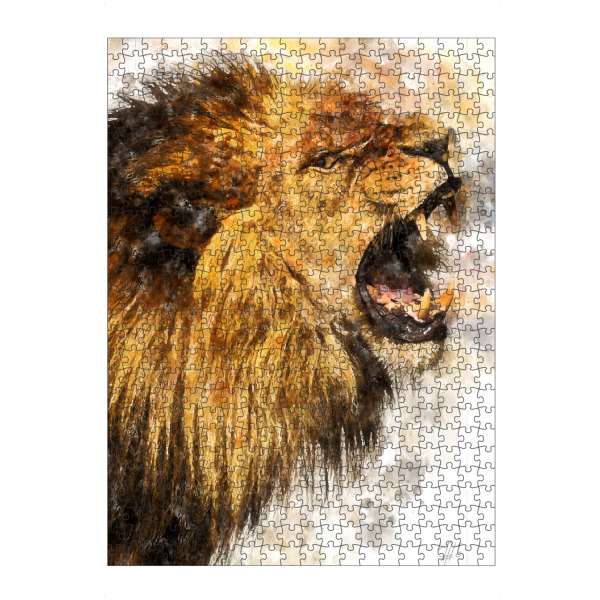 Puzzle Ravensburger "Löwe Porträt" artboxONE - Natur,Tiere,Reise / Afrika