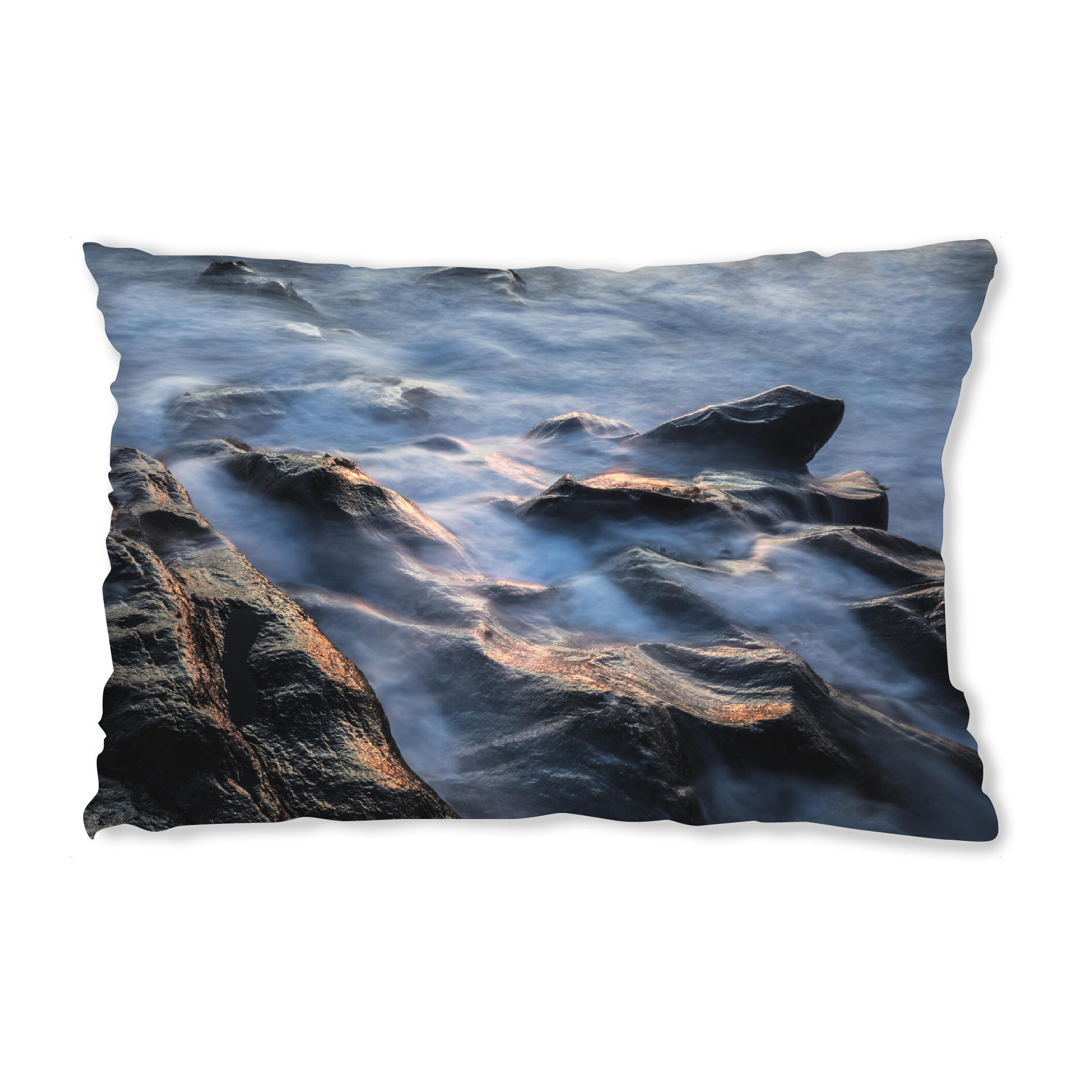 Design-Kissen "Rocks and Water" artboxONE - Natur