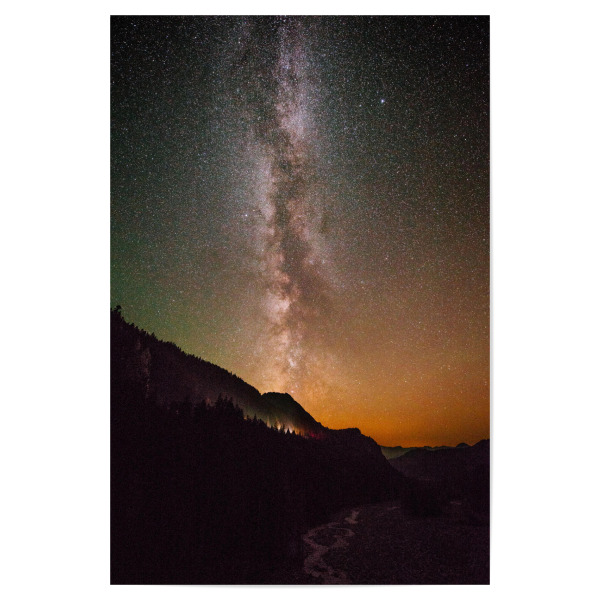 Poster 30x20 cm "Nightscape at Nisqually River" artboxONE - Natur,Reise