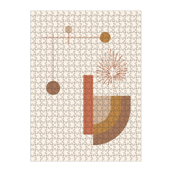 artboxONE Puzzle "Balanced Minimal Desert" artboxONE - Abstrakt,Geometrie
