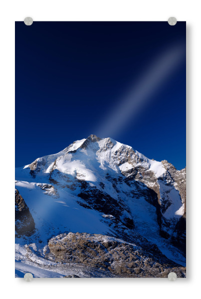 Acrylglasbild "Piz Bernina polarized" artboxONE - Natur