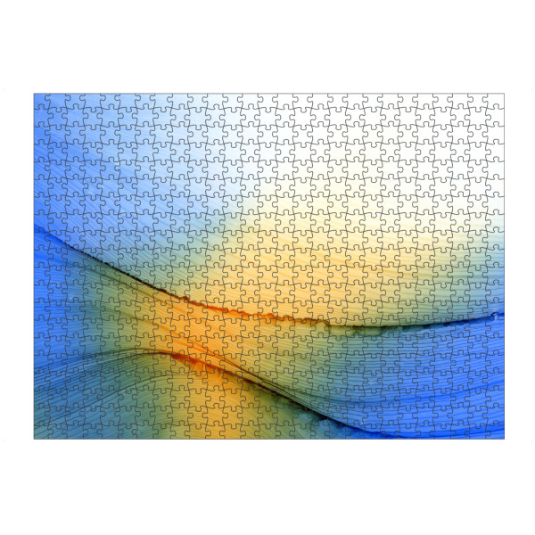 artboxONE Puzzle "Sun - waves" artboxONE - Abstrakt