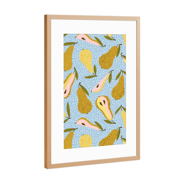Poster mit Rahmen Kupfer "Nothing As It 'Pears To Be" artboxONE - Essen & Trinken