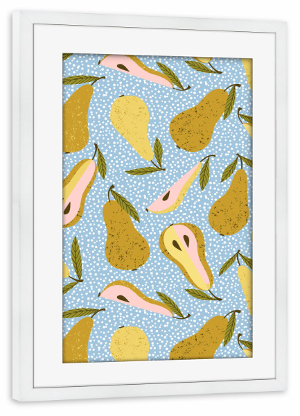 Poster mit Rahmen weiß "Nothing As It 'Pears To Be" artboxONE - Essen & Trinken