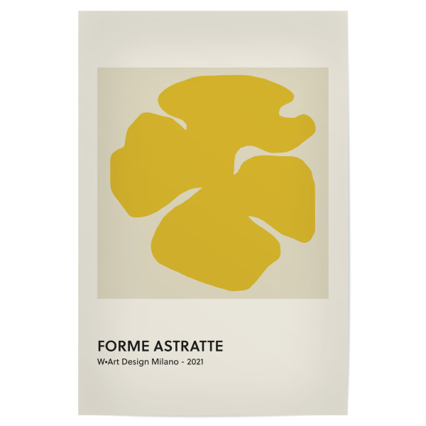 Poster 30x20 cm "FORME ASTRATTE" artboxONE - Floral,Abstrakt
